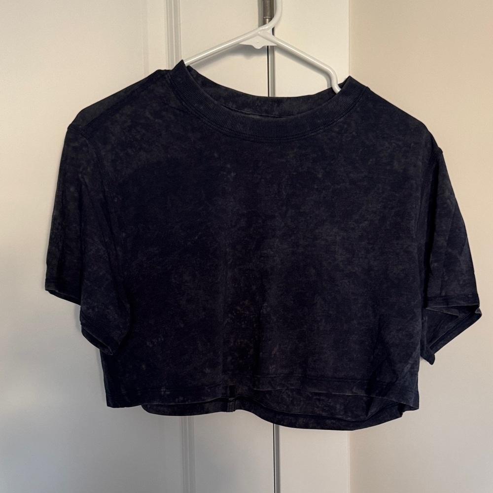 lululemon athletica blue Crop Top